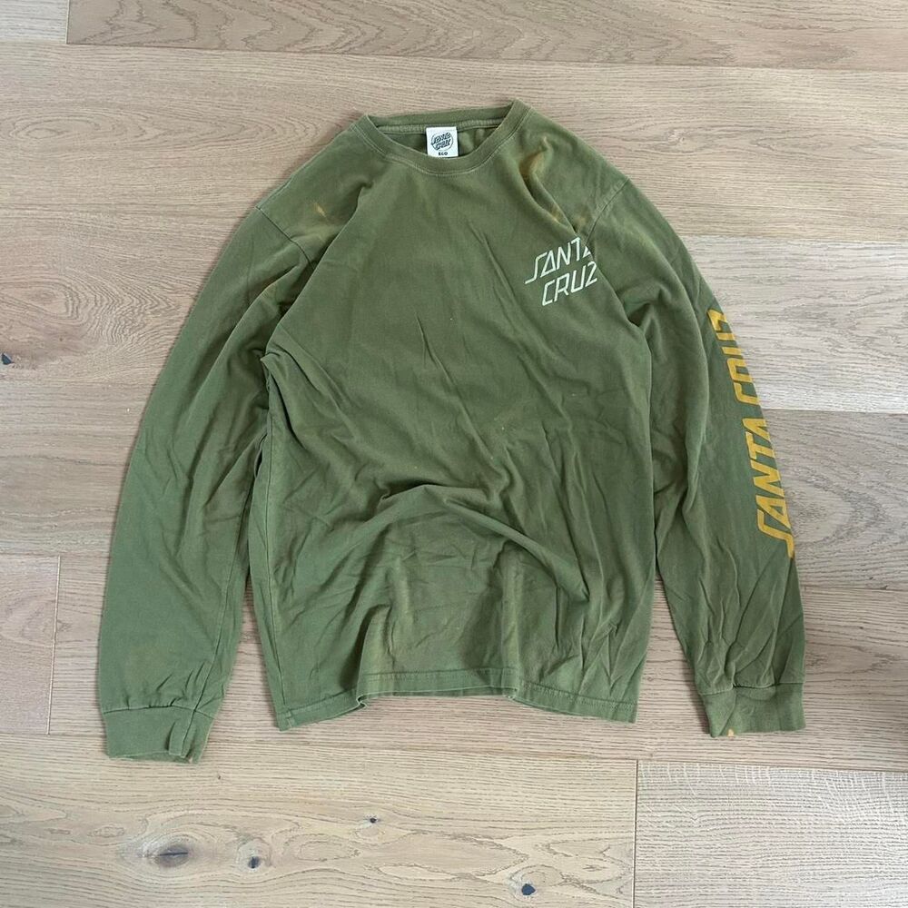 Medium Santa Cruz Dark Green Long-Sleeve (PLEASE READ)